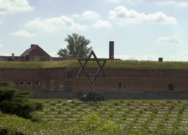 Joodse memorial van terezin — Stockfoto