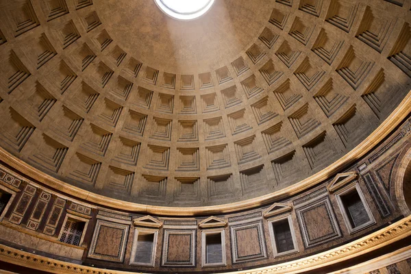 Plafond van het pantheon — Stockfoto