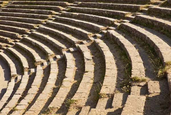 Assentos de teatro em Taormina — Fotografia de Stock