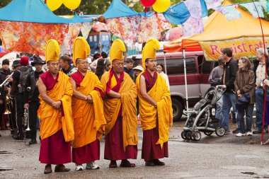 Gaden Shartse Tibetan Monks clipart