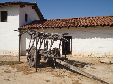 Wagon At Old Mission clipart