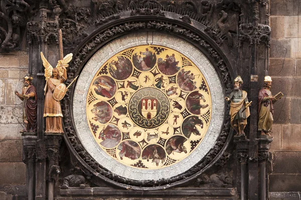 Calendar Of The Prague Astronomical Clock — Stock Photo, Image