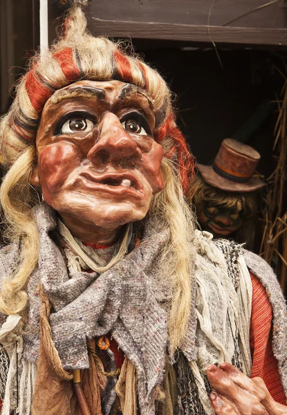 Traditional Czech Witch Puppet — Stock Photo, Image