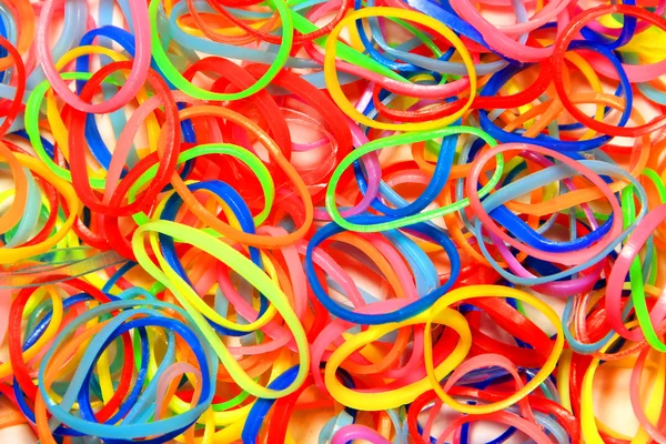 Bandas elásticas de colores — Foto de Stock