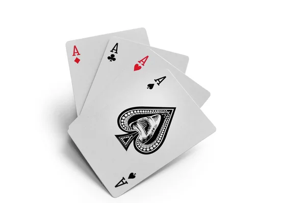 Stock image Four aces playing cards