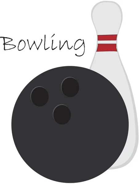 Bowling — Vettoriale Stock