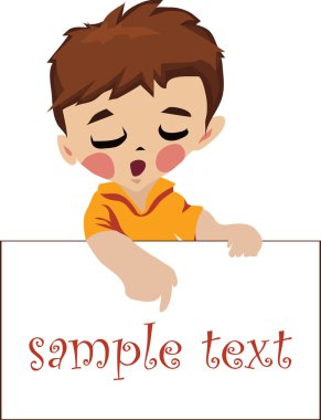 küçük boy poster üzerinde yazıt okur