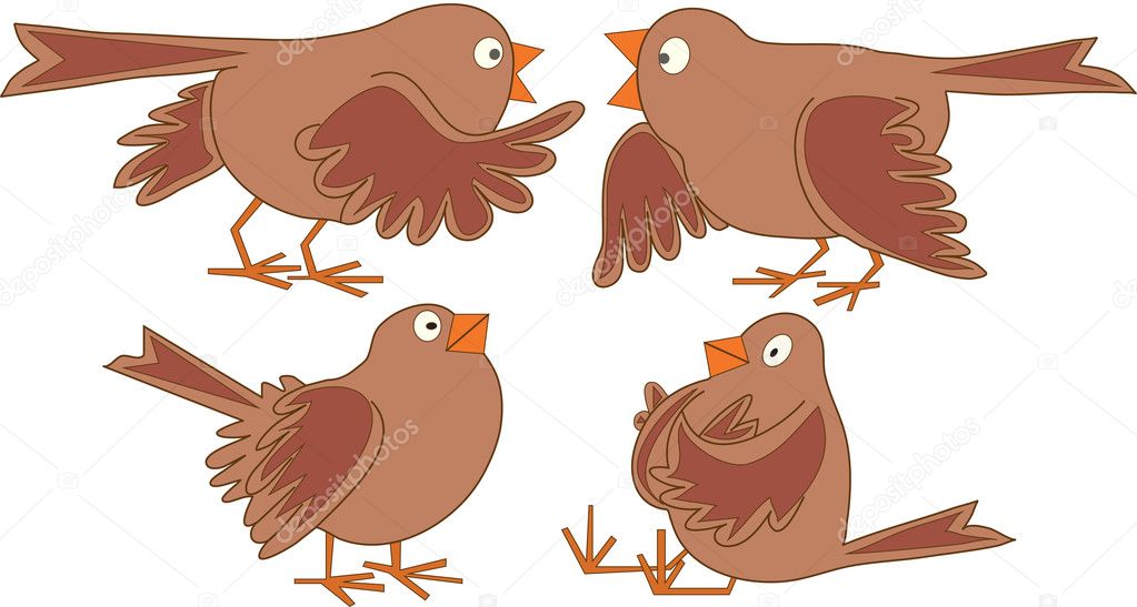 Sparrows talk
