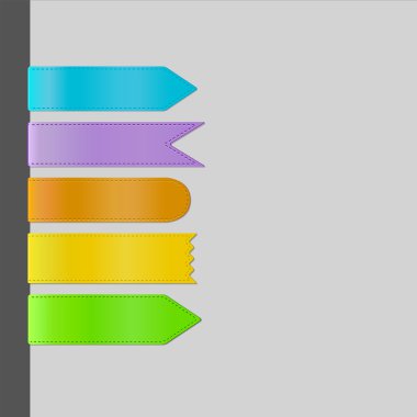 Colored tapes clipart
