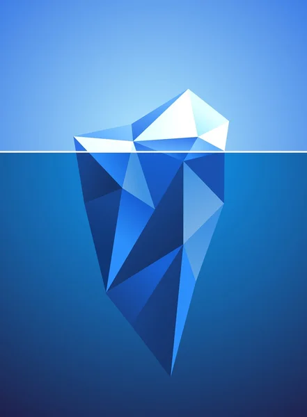 Iceberg. — Vetor de Stock