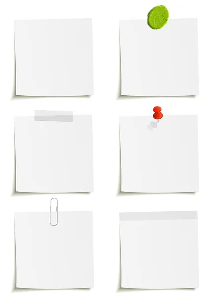 Notes papier — Image vectorielle