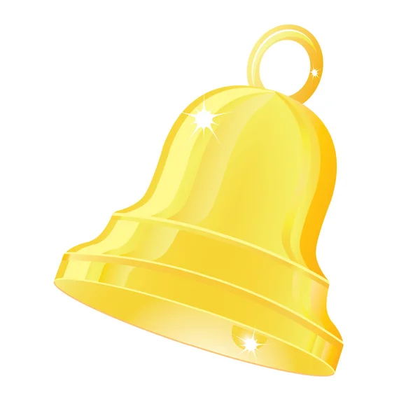 stock vector Gold bell