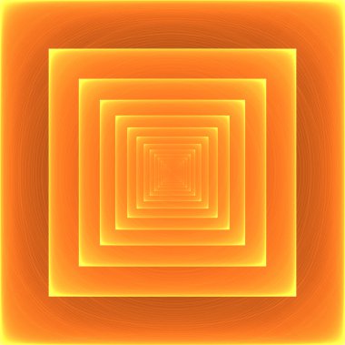 Amazing, beautiful picture squares receding into infinity. Abstr clipart