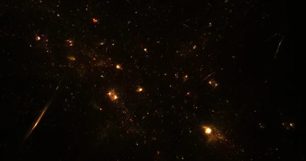 Абстрактная проектная туманность в космосе. Изображение звезды на черном бабе — стоковое фото
