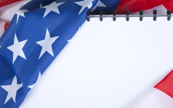 American Flag with copy space — Stock Photo, Image