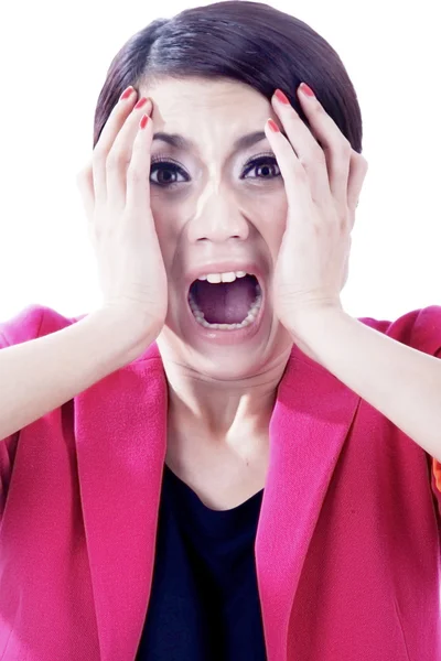 Mujer de negocios enojada —  Fotos de Stock