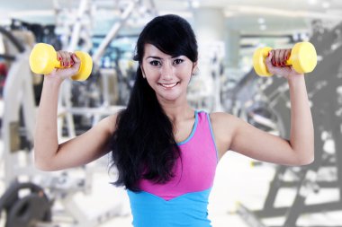 Dumbbell ile çalışma dışarı