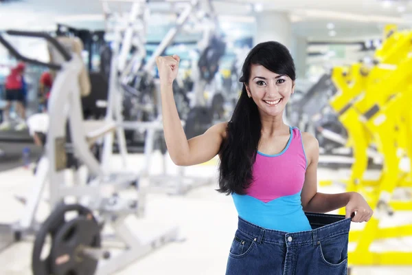 Success to lose weight — Stock Photo, Image