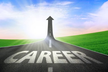 Road to Better Career clipart