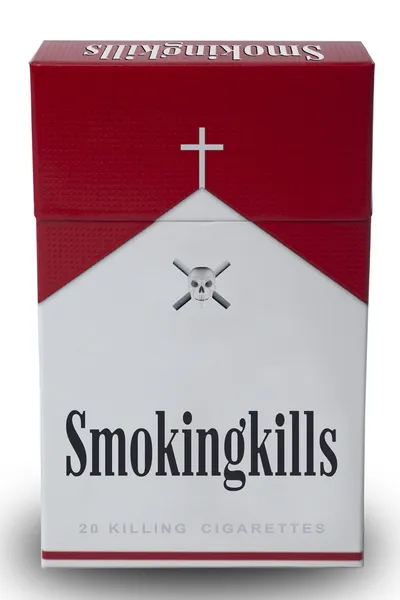 stock image A pack of smoking kills