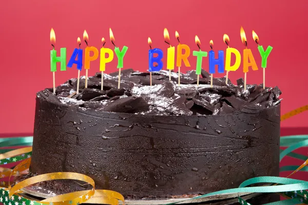 Gâteau d'anniversaire — Photo