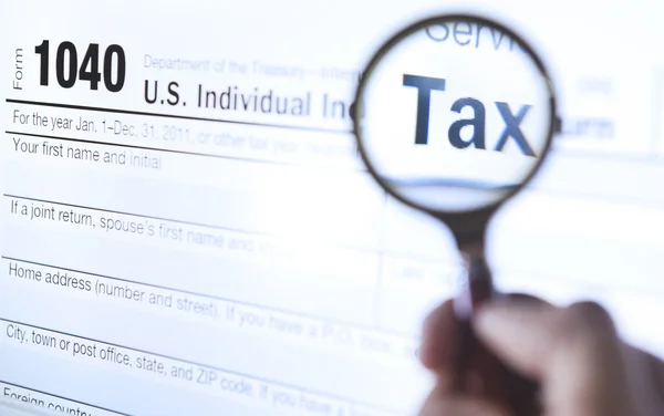 Daňový formulář 1040 — Stock fotografie