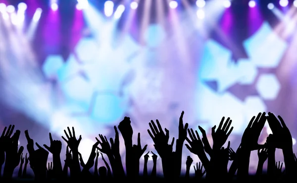 Concert crowd — Stock Photo, Image