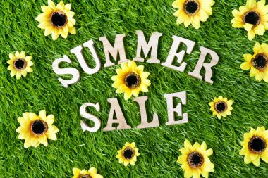 Summer sale poster clipart