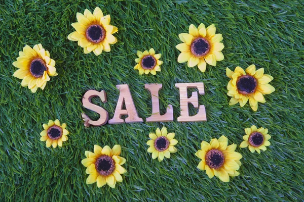 Sale grass flowers — Stock Photo, Image