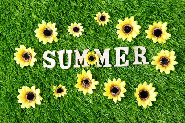 Summer text background — Stock Photo, Image