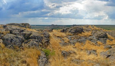 güzel dağ manzarası, panorama