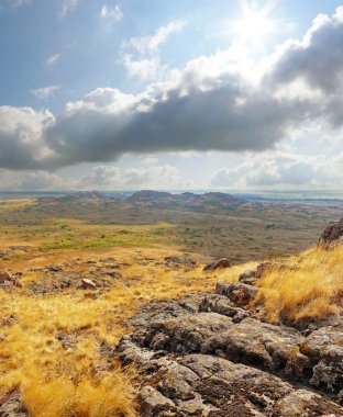 güzel dağ manzarası, panorama