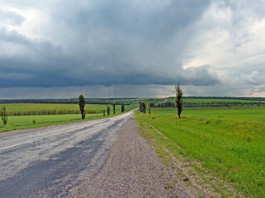 banliyö road, yağmur sonrası