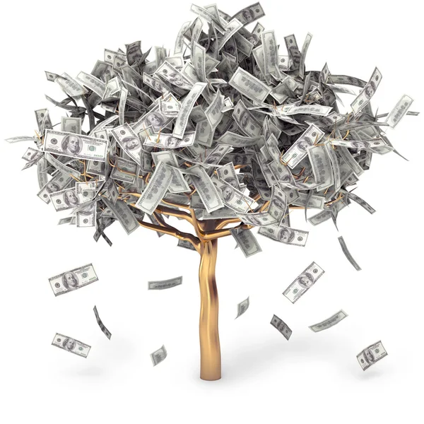 Árvore monetária — Fotografia de Stock