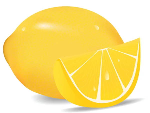 Limone fresco — Vettoriale Stock