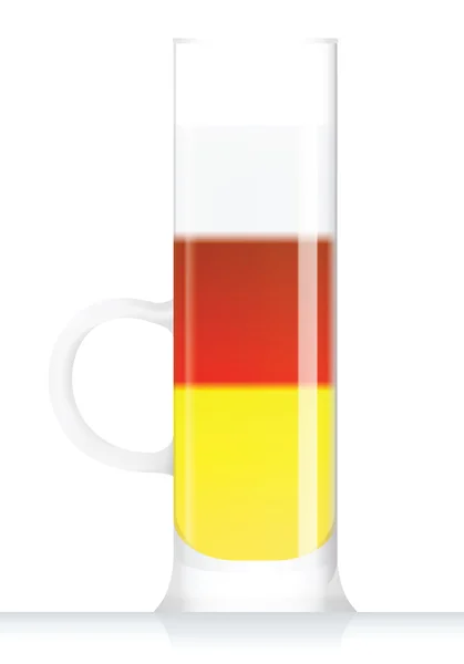 "Pilule amère "Cocktail — Image vectorielle