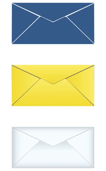Mail-Icons gesetzt — Stockvektor