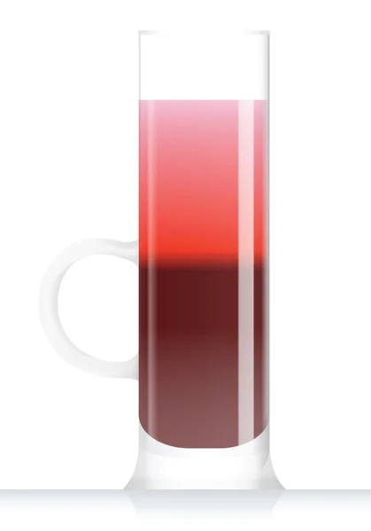 "Rouge mexicain "Cocktail — Image vectorielle