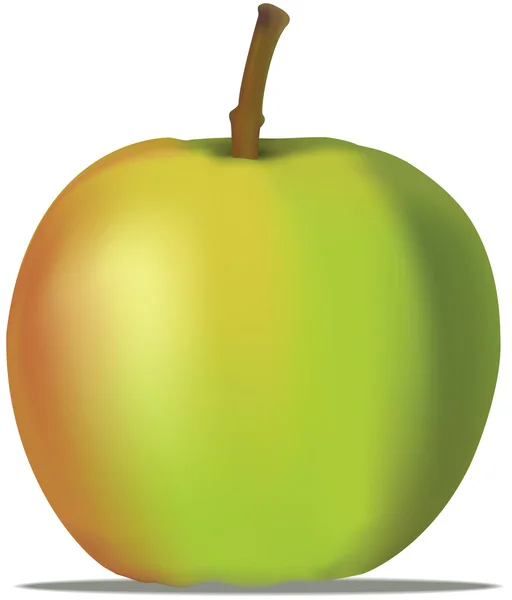 Jabłko w wektor — Wektor stockowy