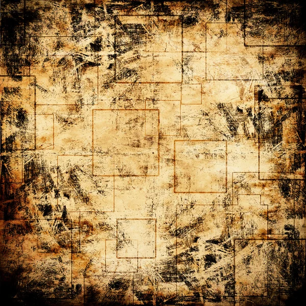 Scratched background with squares — Stock Photo, Image