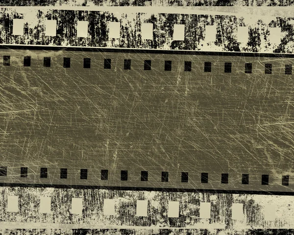 Grunge film stripe med plats för text — Stockfoto