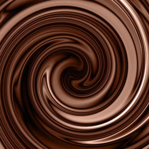 Fondo remolino de chocolate — Foto de Stock