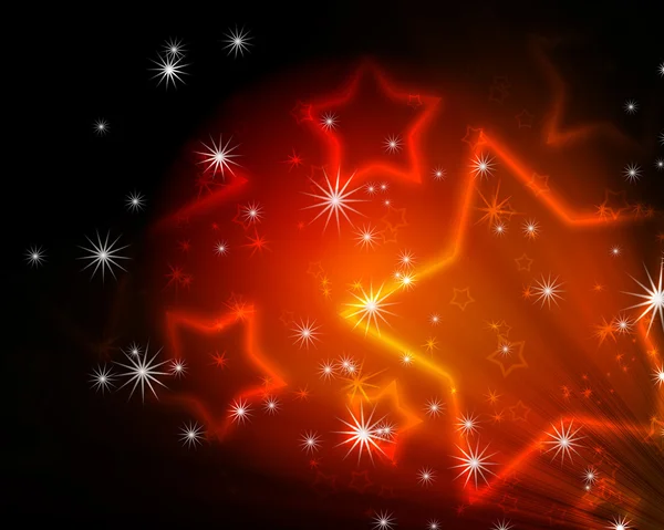 Background with glowing stars — Stock Photo, Image