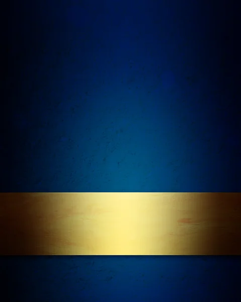 Elegant blue and gold Christmas background — Stock Photo, Image