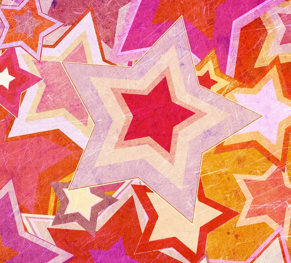Ілюстрація брудної тканини з зірками — стокове фото