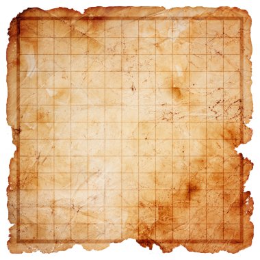 Blank pirate treasure map clipart