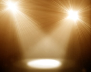 Two spotlights clipart