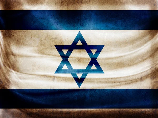Grunge 国旗系列-以色列 — 图库照片