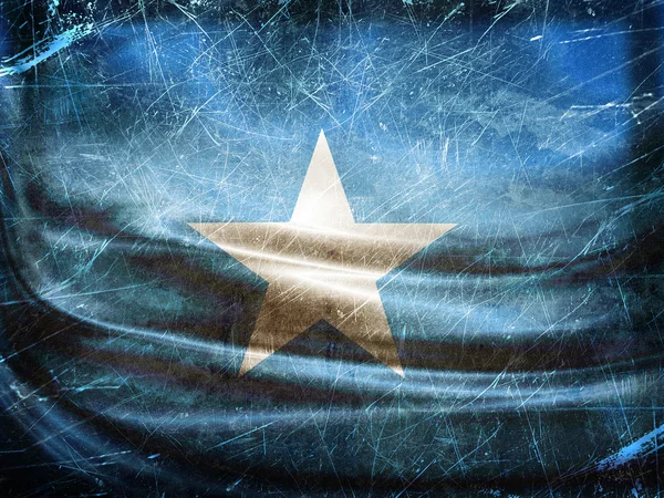 Série de bandeira Grunge - Somália — Fotografia de Stock