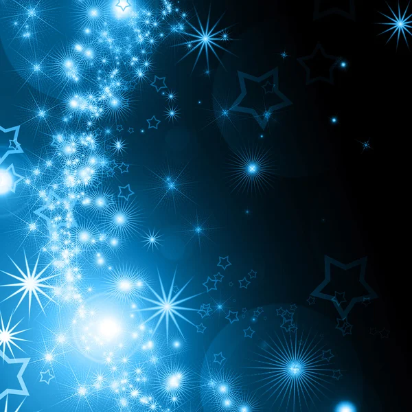 Abstrakter Hintergrund mit leuchtenden Sternen — Stockfoto